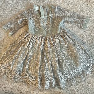 Trish scully child lace layered dress